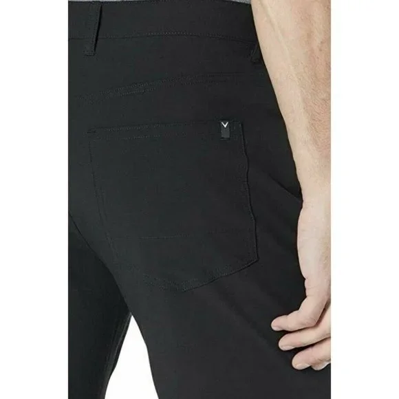 Callaway Men’s 5 Pocket Pant Lightweight 4 Way Stretch Wicking Golf Performance - Picture 4 of 8